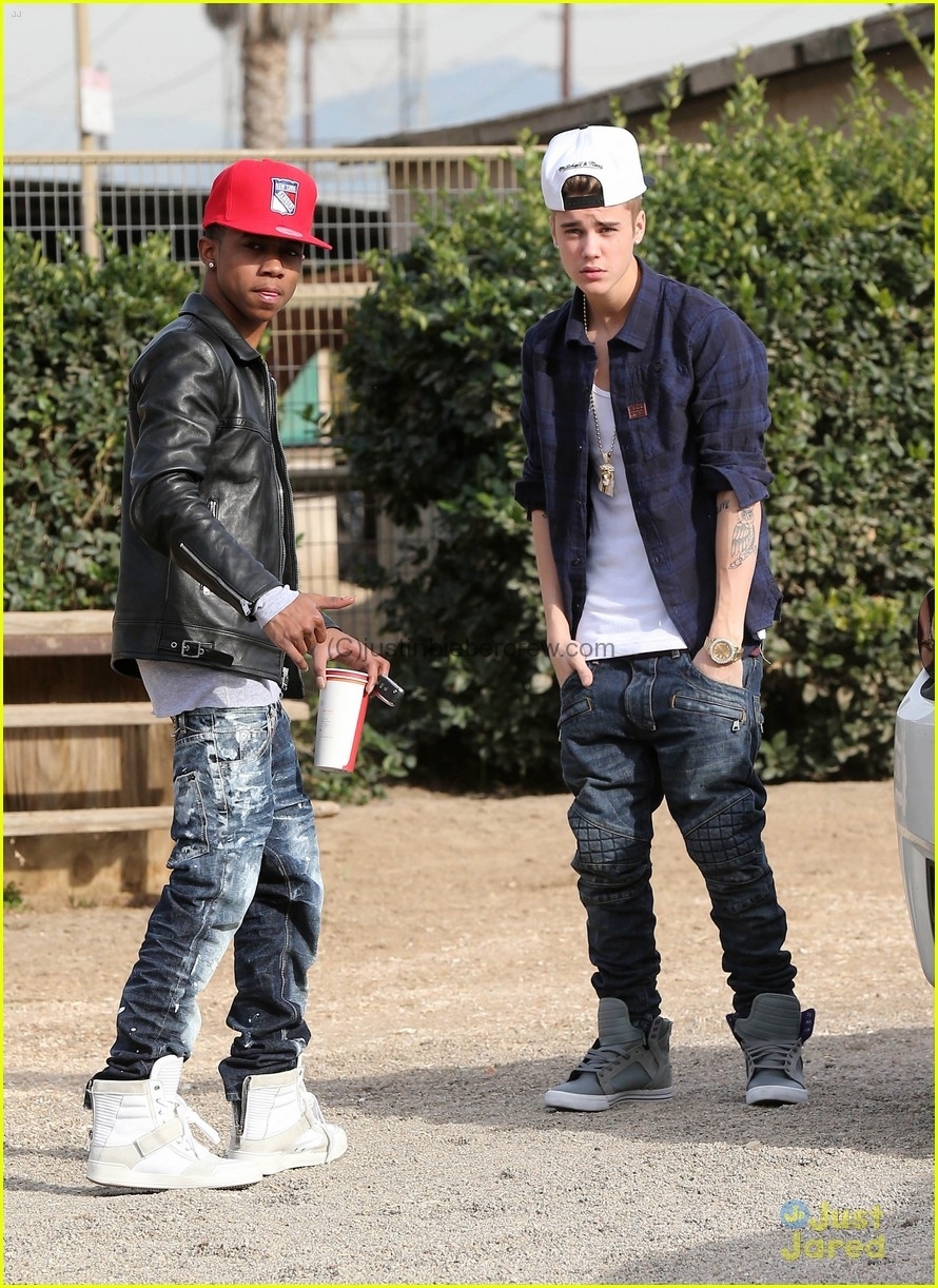 Echte Freunde? Lil Za und Justin Bieber c/o justinbiebercrew.com