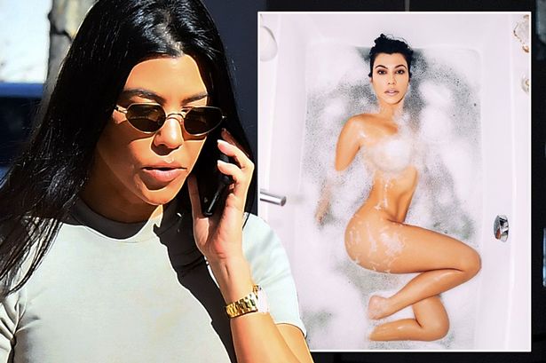 Kourtney Kardashian wurde von Fans verspottet für ein nacktes Instagram-Foto, das mit Photoshop schlecht bearbeitet wurde