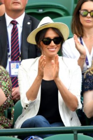 Meghan Markle kam nach Wimbledon, um Freundin Serena Williams zu unterstützen