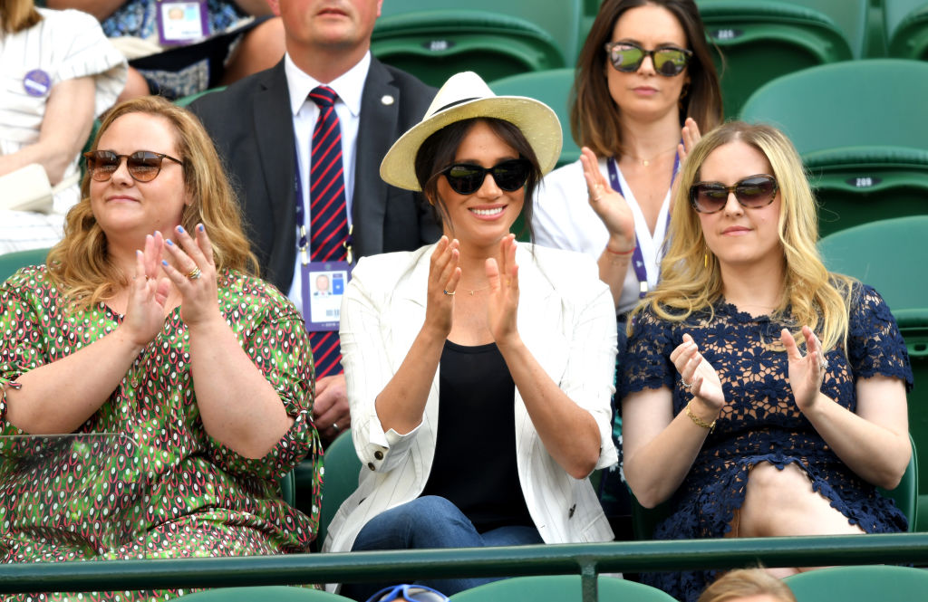 Meghan Markle kam nach Wimbledon, um Freundin Serena Williams zu unterstützen