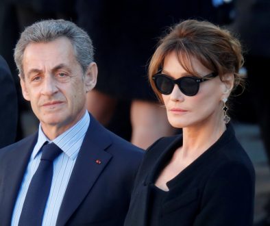 Nicolas Sarkozy and his wife Carla Bruni