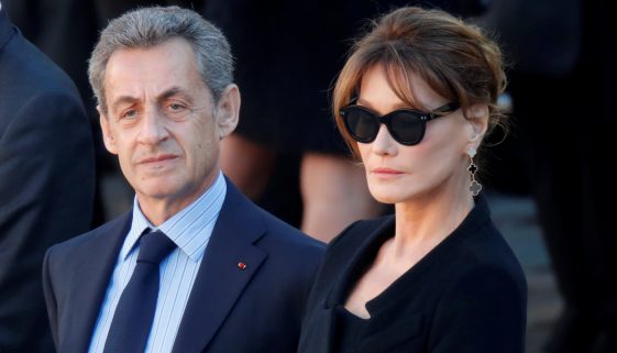 Nicolas Sarkozy and his wife Carla Bruni