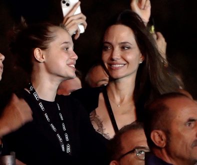 Angelina Jolie and daughter Shiloh Jolie-Pitt rock out at the Maneskin's concert